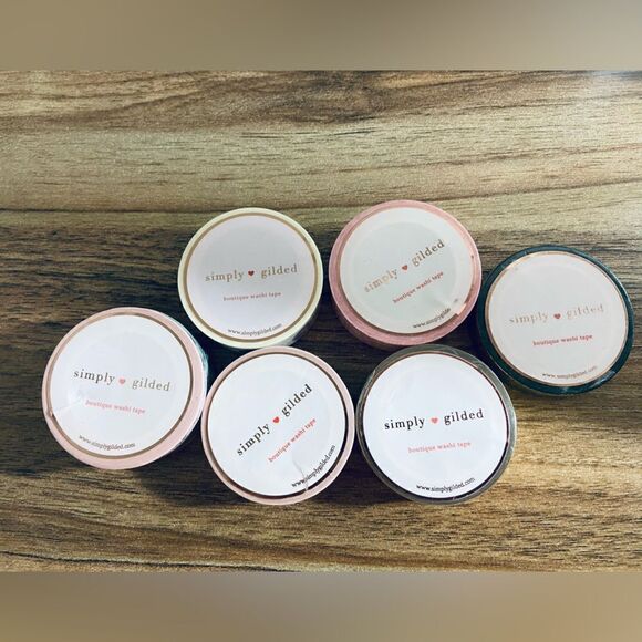 Simply gilded washi tapes 9 all new - Picture 1 of 7